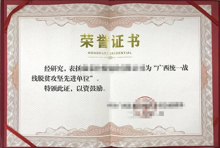 荣誉证书六荣誉资质证书